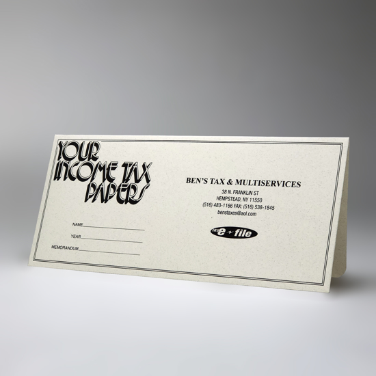 Picture of Trifold Return > 15 Sheets