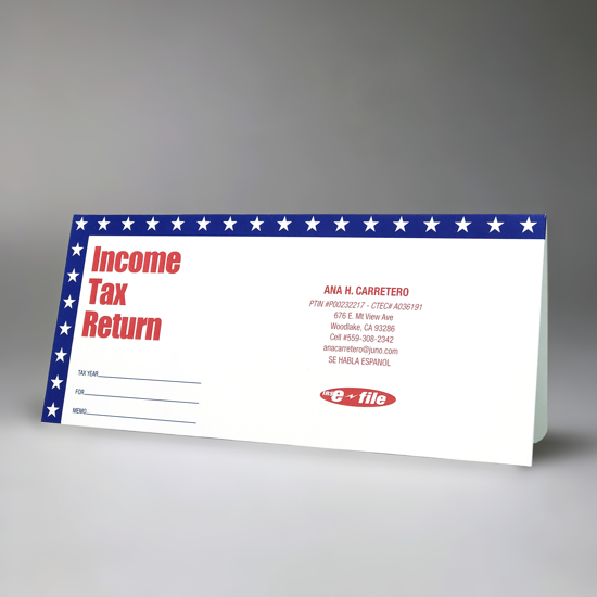 Picture of Trifold Return > 15 Sheets