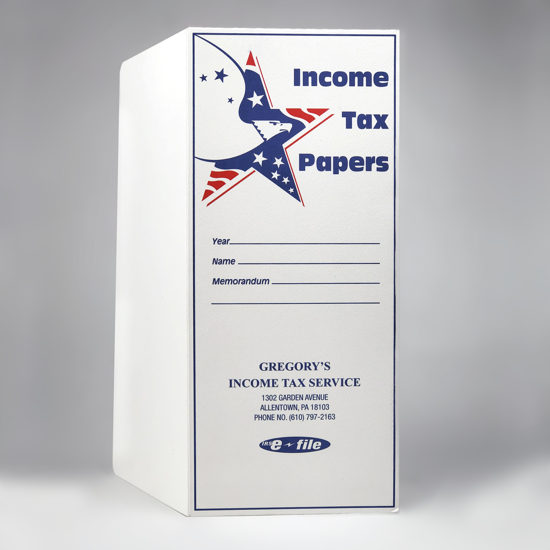 Picture of Trifold Return > 15 Sheets
