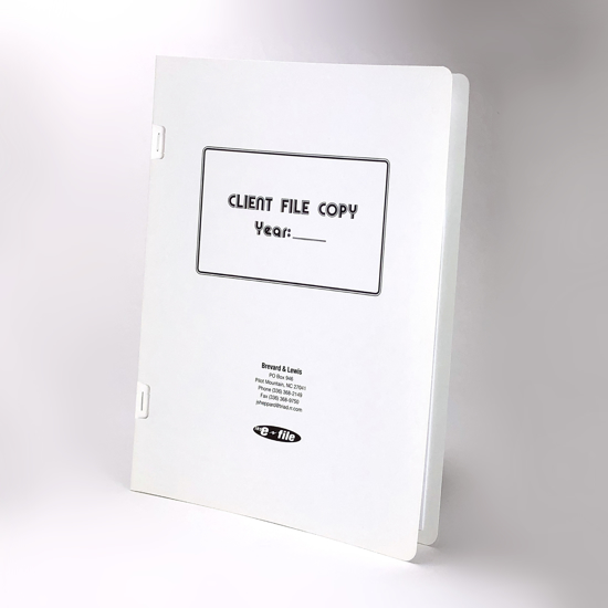 Picture of Client File Copy Cover - Side Tabs
