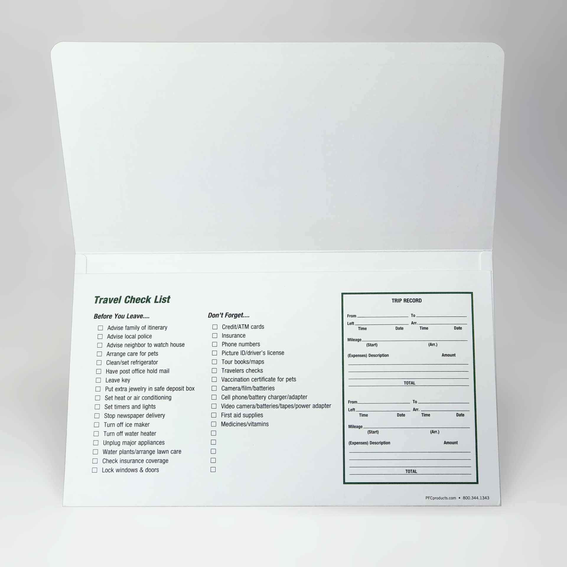 RV & Camper Folders | PFC Products