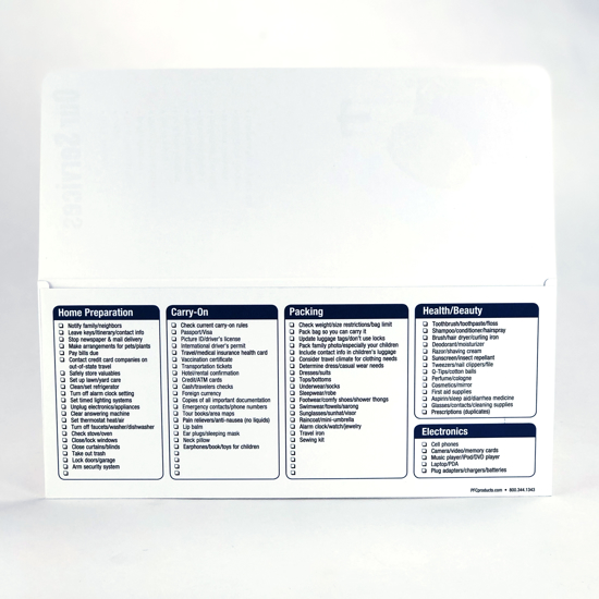Travel Folders | PFC Products