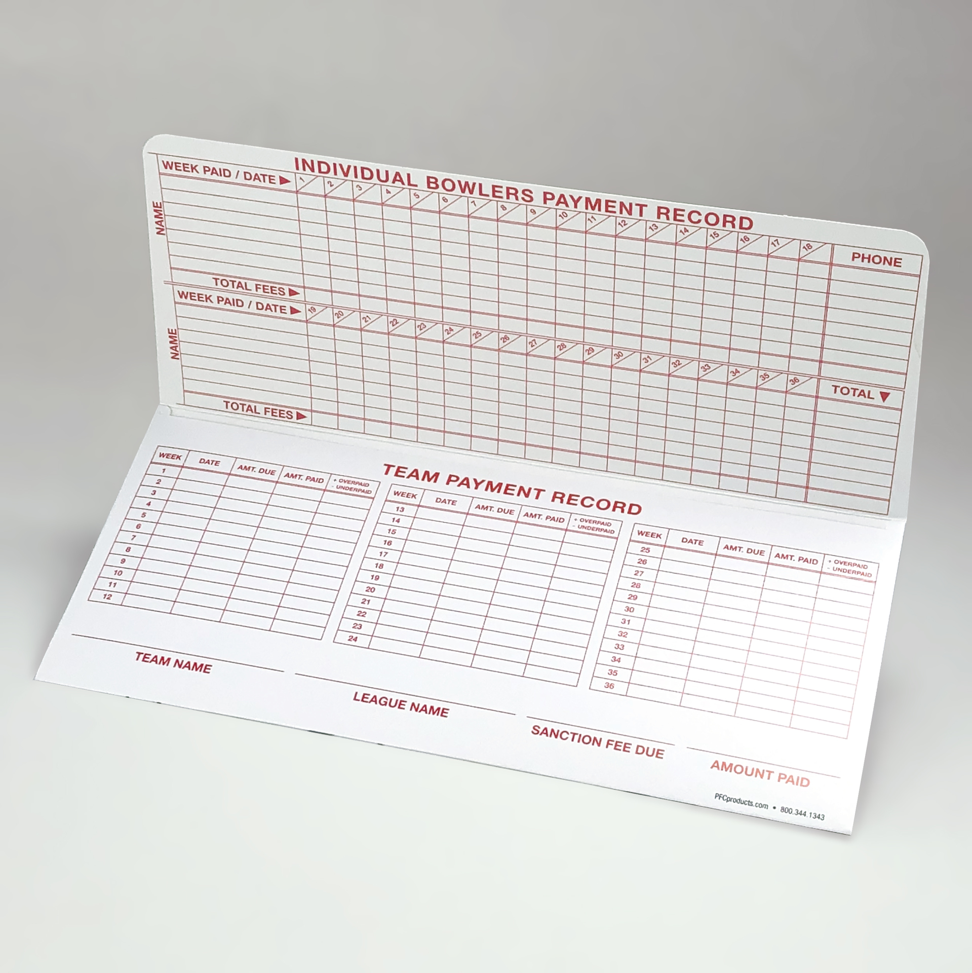 Bowling Folders PFC Products