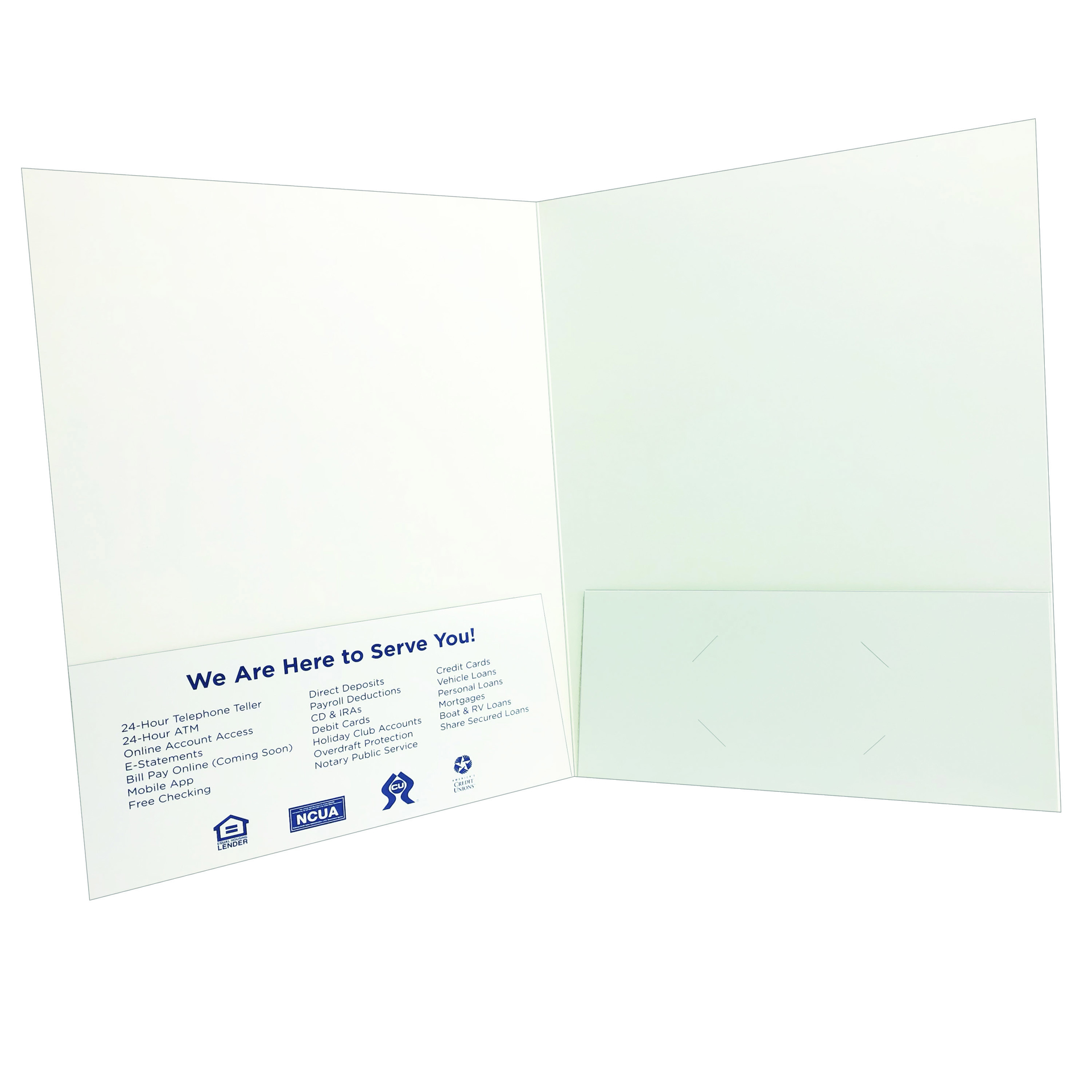 Credit Union Folders | PFC Products